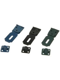 Набор накладок дверных, с проушиной, 7.5х0.1 см, МИКС, 12 шт.