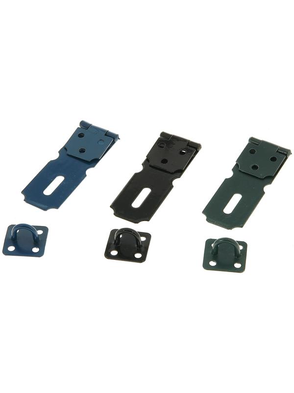 Набор накладок дверных, с проушиной, 7.5х0.1 см, МИКС, 12 шт.