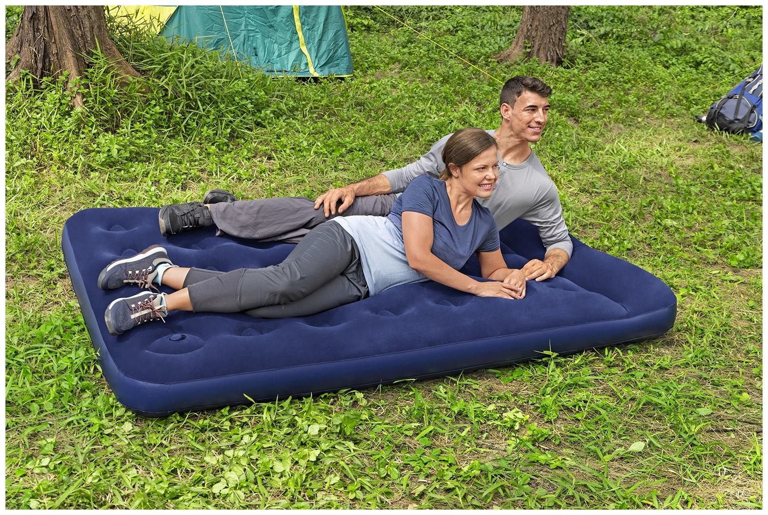 Матрас надувной Pavillo, 191 х 137 х 28 см, с встроенным ножным насосом, 67225 Bestway