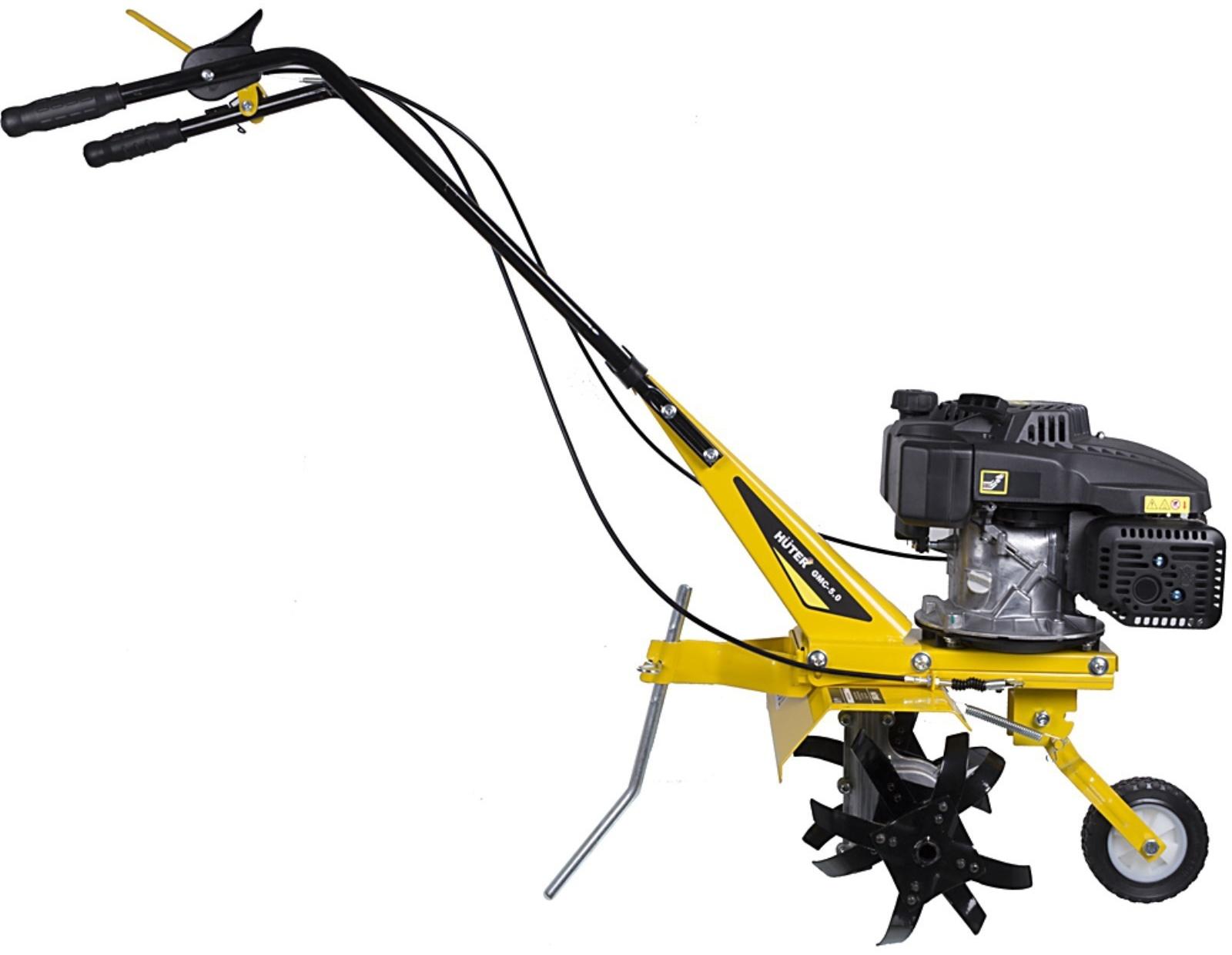 Мотокультиватор HUTER GMC-5.0, 5 л.с., 3.6 кВт, 4Т, глубина/ширина 26/45 см