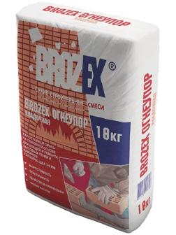 Жаростойкая смесь на глиняной основе для кладки и ремонта бытовых печей и каминов (толщина шва 3-6 мм) Brozex 