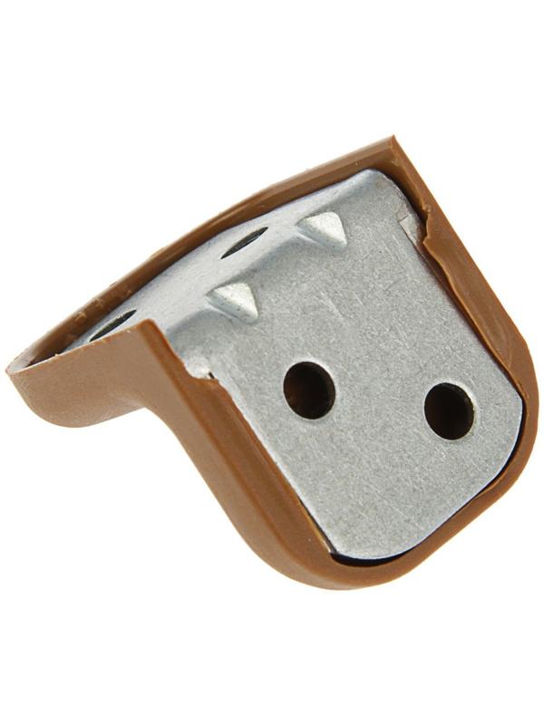 Уголок крепежный, с пластиковой крышкой, цвет ясень, тип 2