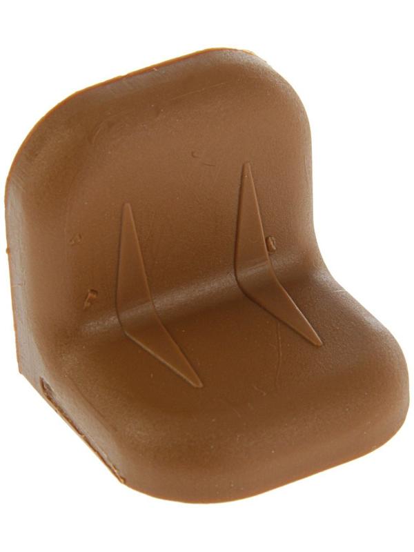 Уголок крепежный, с пластиковой крышкой, цвет ясень, тип 2