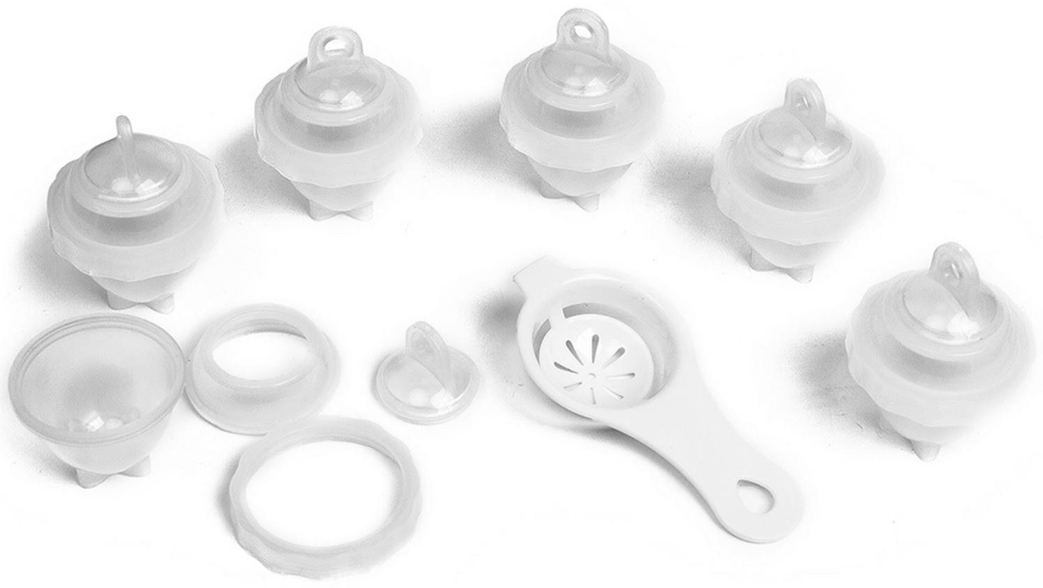 Набор форм для варки яиц, ложка-сепаратор, 7 шт