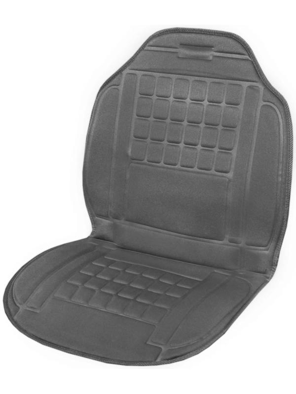 Подогрев сиденья со спинкой Skyway, с терморегулятором, 98х52 см, 12 В, 2,5-3 А, серый, S02201011