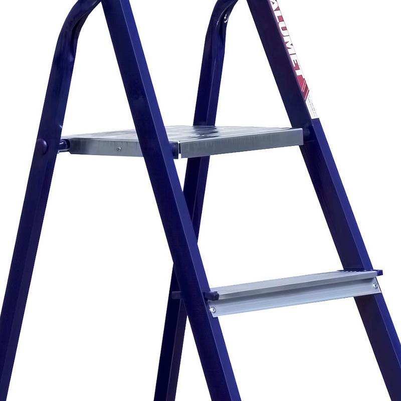 Стремянка Алюмет стальная окрашенная с алюминиевыми ступенями  9 ст. М8409