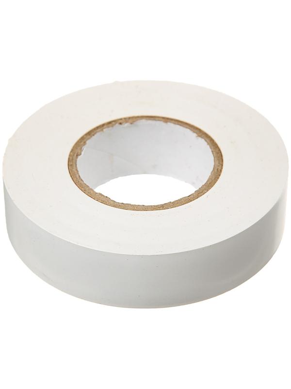 Изолента IEK, ПВХ, 19 мм х 20 м, 180 мкм, белая, UIZ-20-10-K01