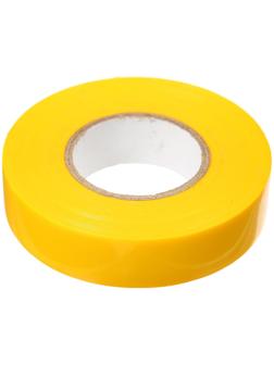 Изолента IEK, ПВХ, 19 мм х 20 м, 180 мкм, желтая, UIZ-20-10-K05
