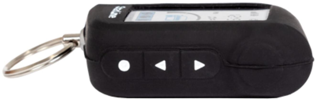 Чехол брелка Starline A93, силиконовый, черный