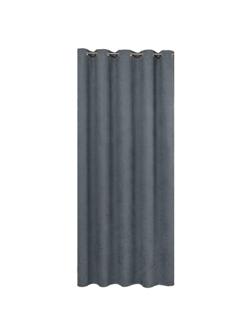 Штора Amore Mio Вельвет канвас 2,0х2,6 люверсы 1 шт Серый, 34503