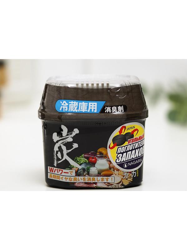 Поглотитель запаха для холодильника Nagara, древесный уголь, 160 г