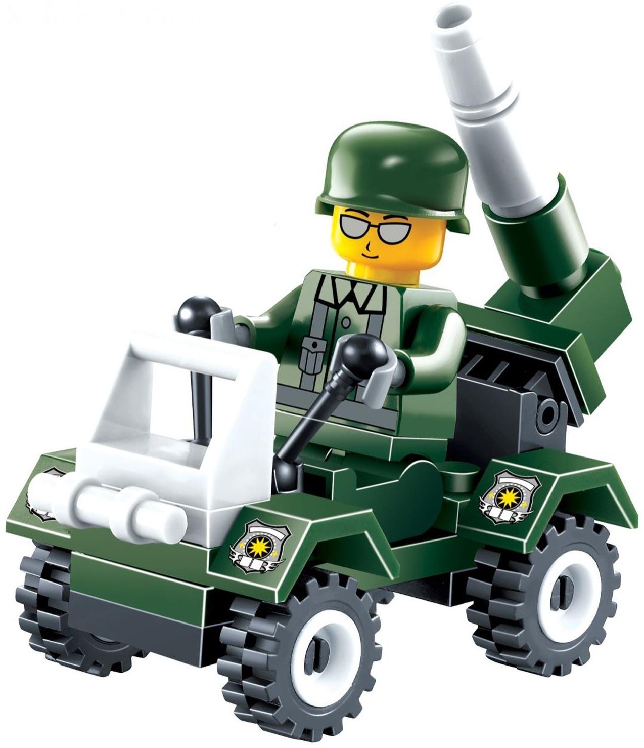 Конструктор Армия «Квадротанк», 35 деталей, в пакете