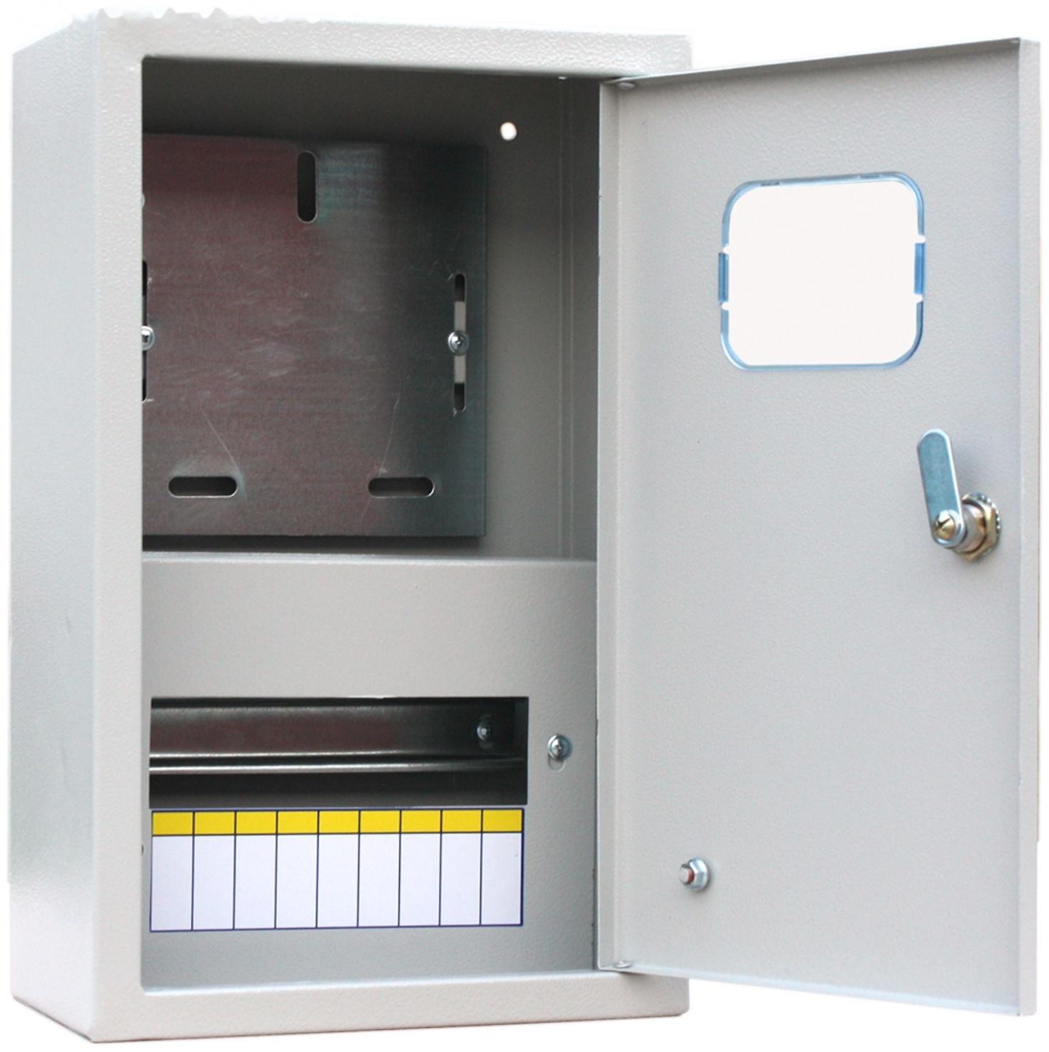 Щит учетно-распределительный навесной RUCELF, с опломбировкой, IP31, ЩРУ 1Н-9Р