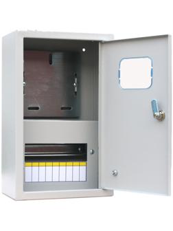 Щит учетно-распределительный навесной RUCELF, с опломбировкой, IP31, ЩРУ 1Н-9Р