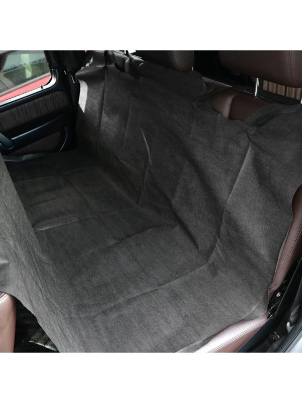 Накидка на заднее сиденье защитная, спанбонд, черная