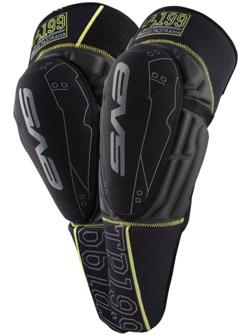 Защита колена и голени EVS TP199, размер S-M, чёрная, жёлтая