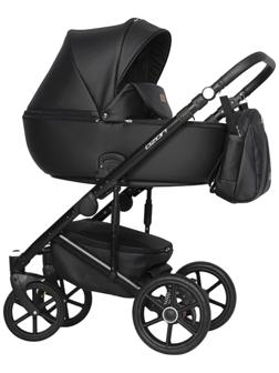 Коляска 3 в 1 Riko Ozon, цвет чёрный