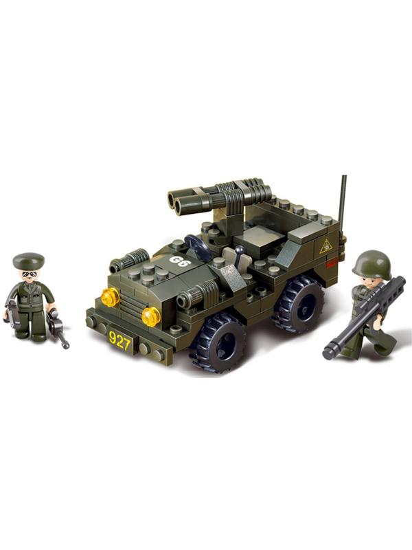 Конструктор Сухопутные войска «Джип», 102 дет, в пакете