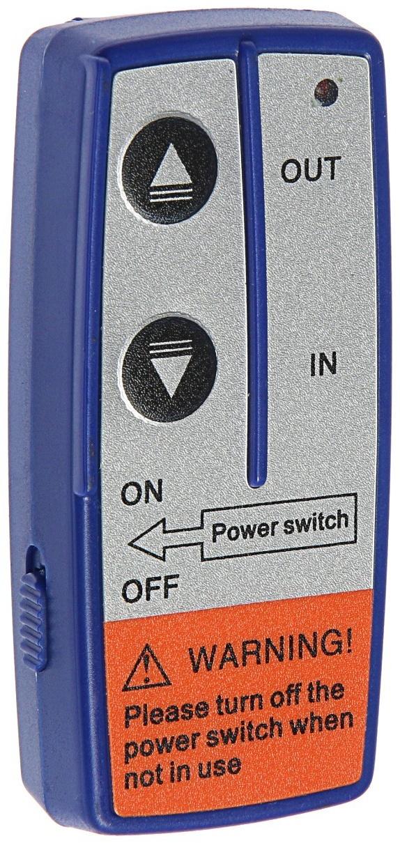 Лебедка электрическая ТУНДРА, 12/24V, 12000 lb (5.4 т), 6 л.с., до 7.8 м/мин, 9.5 мм х 24 м