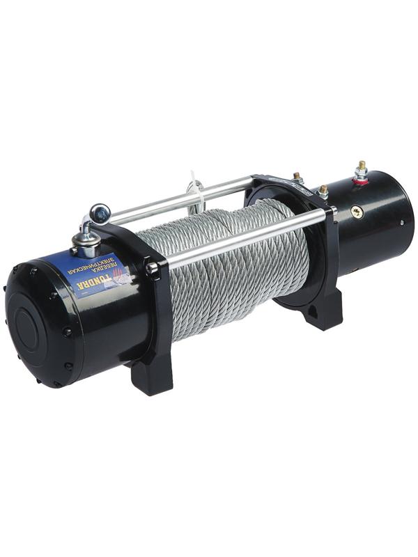 Лебедка электрическая ТУНДРА, 12/24V, 12000 lb (5.4 т), 6 л.с., до 7.8 м/мин, 9.5 мм х 24 м