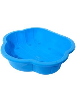 Песочница-бассейн голубая