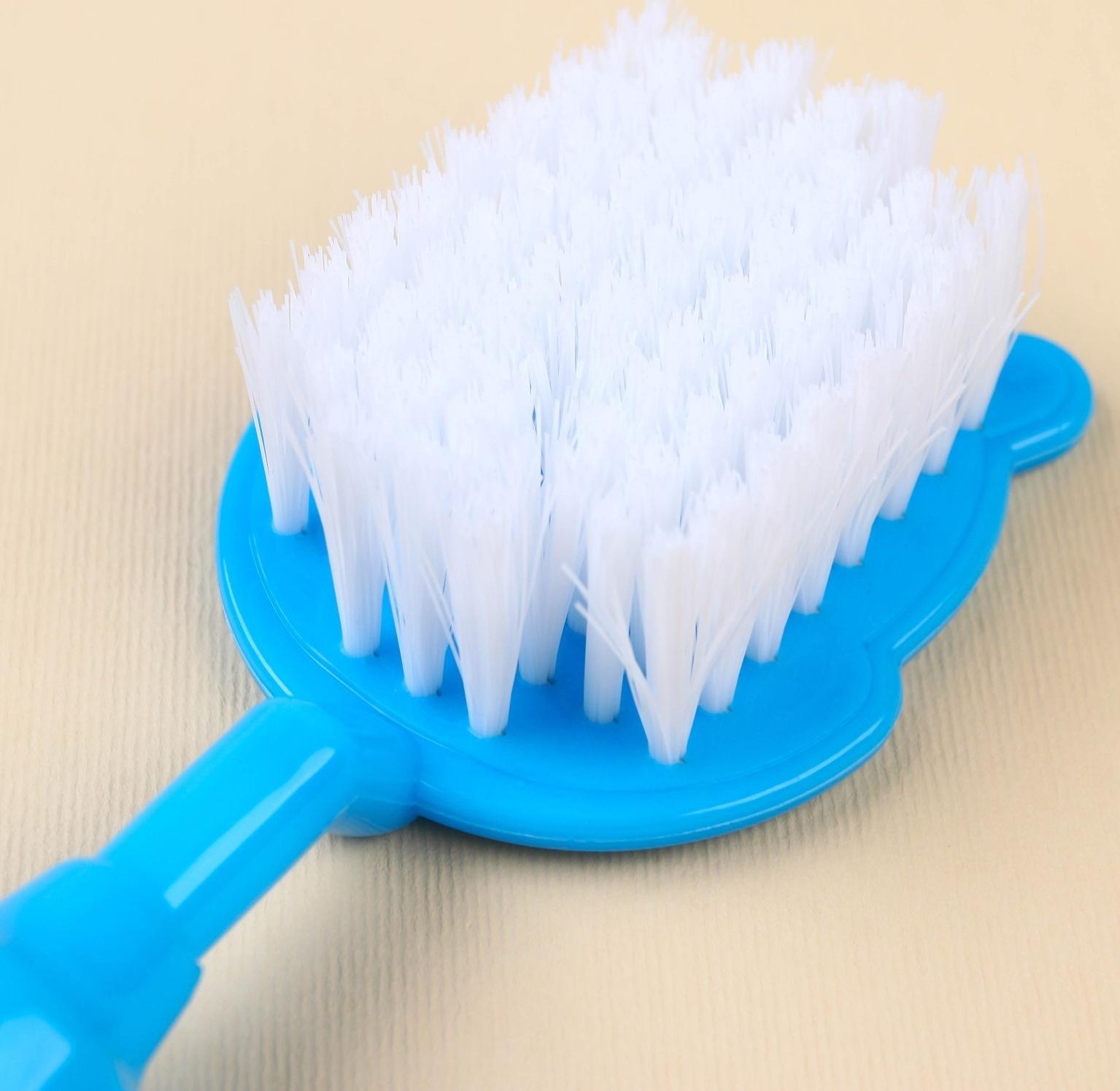 Набор расчёсок «Бегемотик», 2 предмета: расчёска с зубчиками + щётка