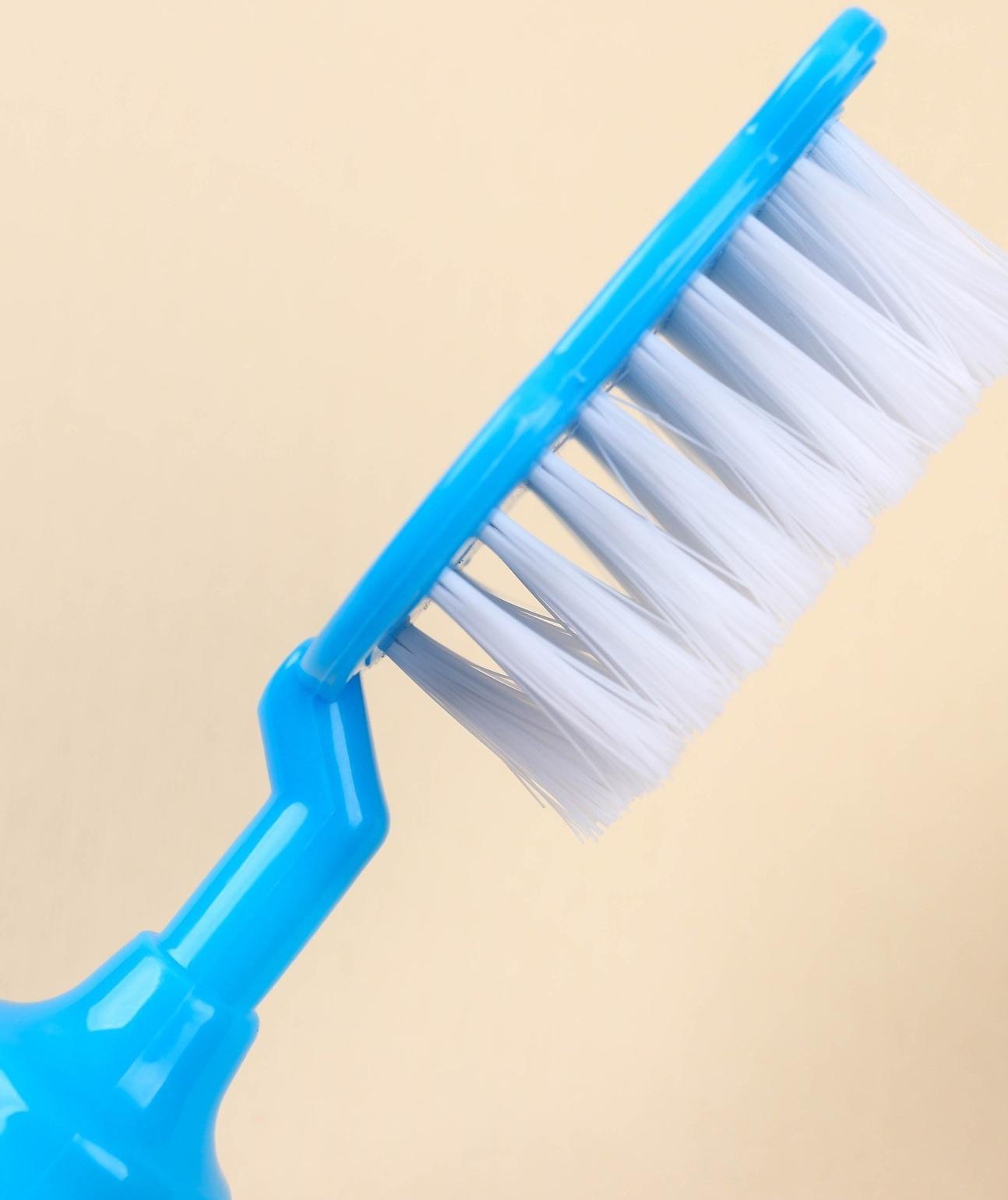 Набор расчёсок «Бегемотик», 2 предмета: расчёска с зубчиками + щётка