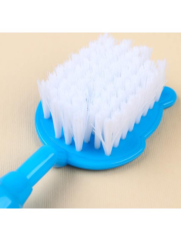 Набор расчёсок «Бегемотик», 2 предмета: расчёска с зубчиками + щётка