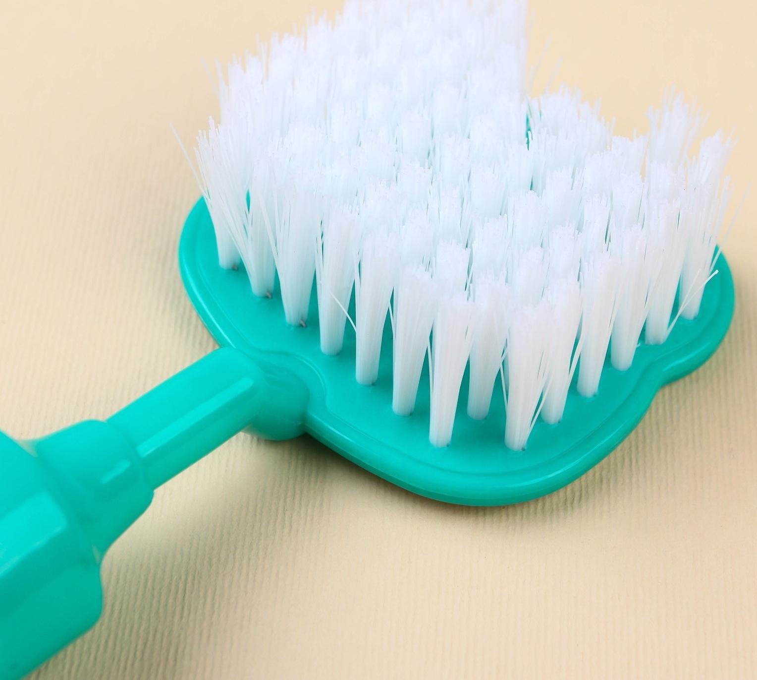 Набор расчёсок «Панда», 2 предмета: расчёска с зубчиками + щётка