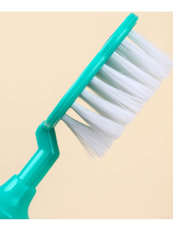 Набор расчёсок «Панда», 2 предмета: расчёска с зубчиками + щётка