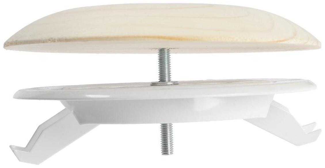 Анемостат ERA 10DW Pine MS, d=100 мм, для бани и сауны, с распорными лапками, цвет сосна