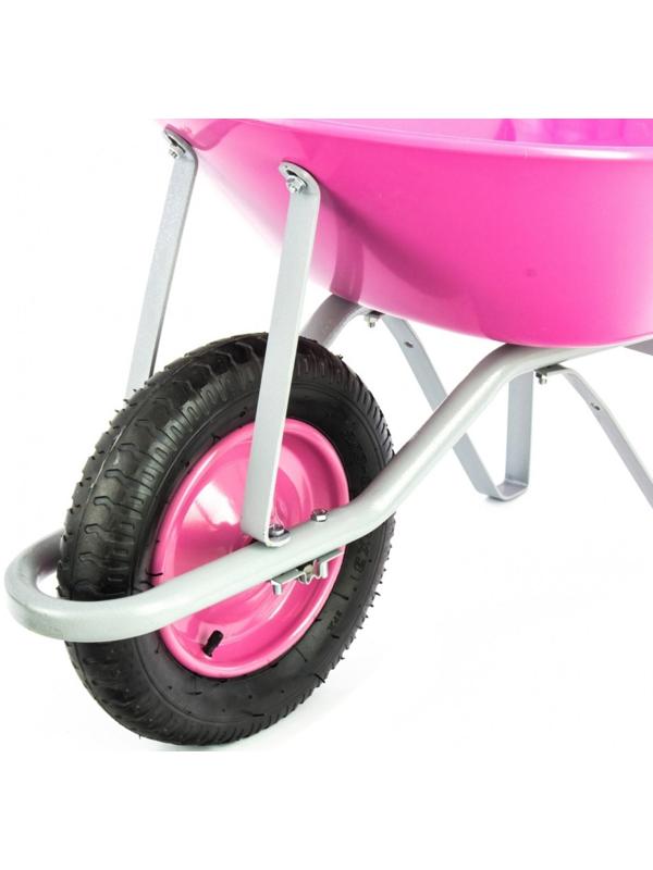 Тачка садовая, одноколёсная: груз/п 160 кг, объём 78 л