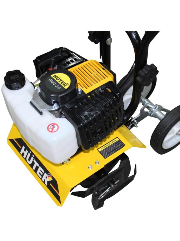 Культиватор Huter GMC-2.8, бенз., 2Т, 2.8 л.с., 2 кВт, 1 ск., шир./гл. 28/12 см