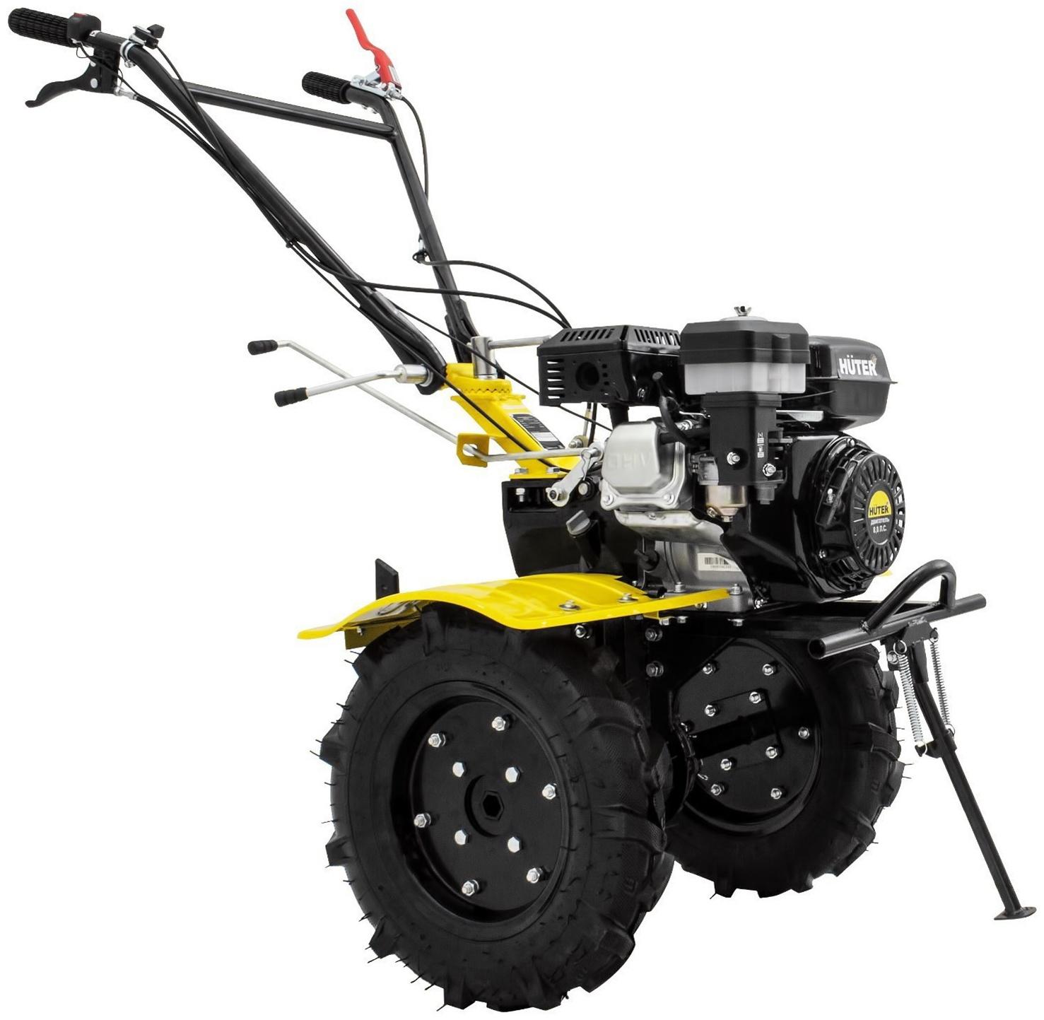 Мотоблок Huter МК-8000P, бенз., 4Т, 8 л.с., 6 кВт, 2/1 ск., шир./гл. 100/30 см