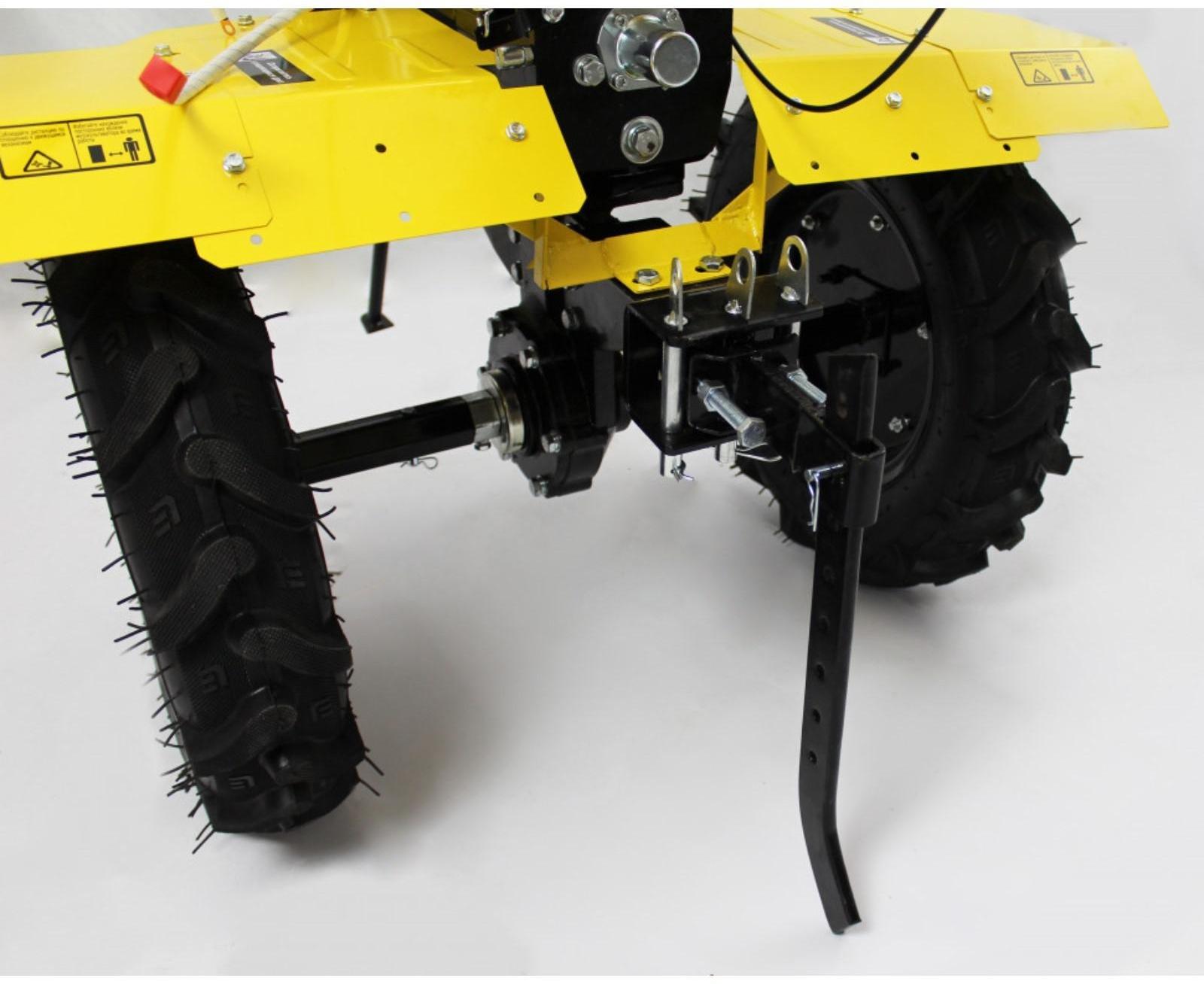 Мотоблок Huter МК-8000P, бенз., 4Т, 8 л.с., 6 кВт, 2/1 ск., шир./гл. 100/30 см