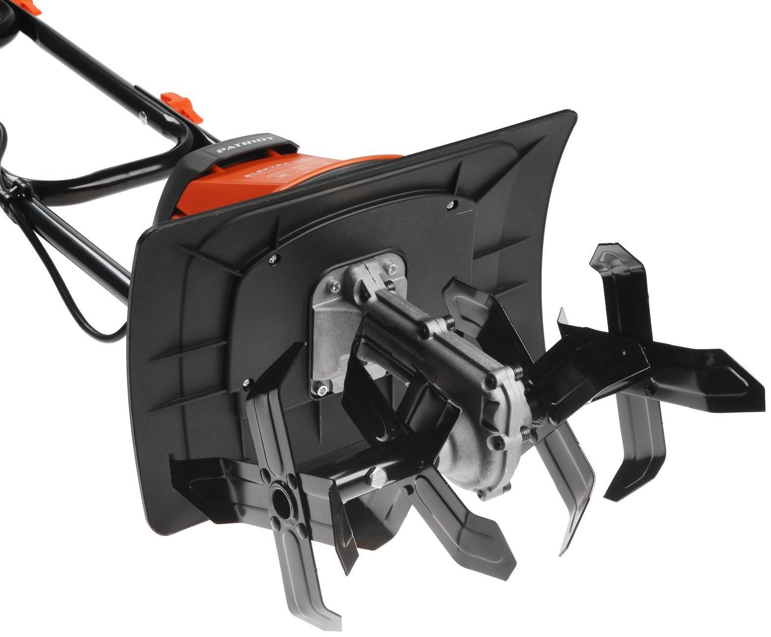 Культиватор электрический PATRIOT ELEKTRA 1000, 1000 Вт, 220 В, 300 об/мин, 360х180 мм