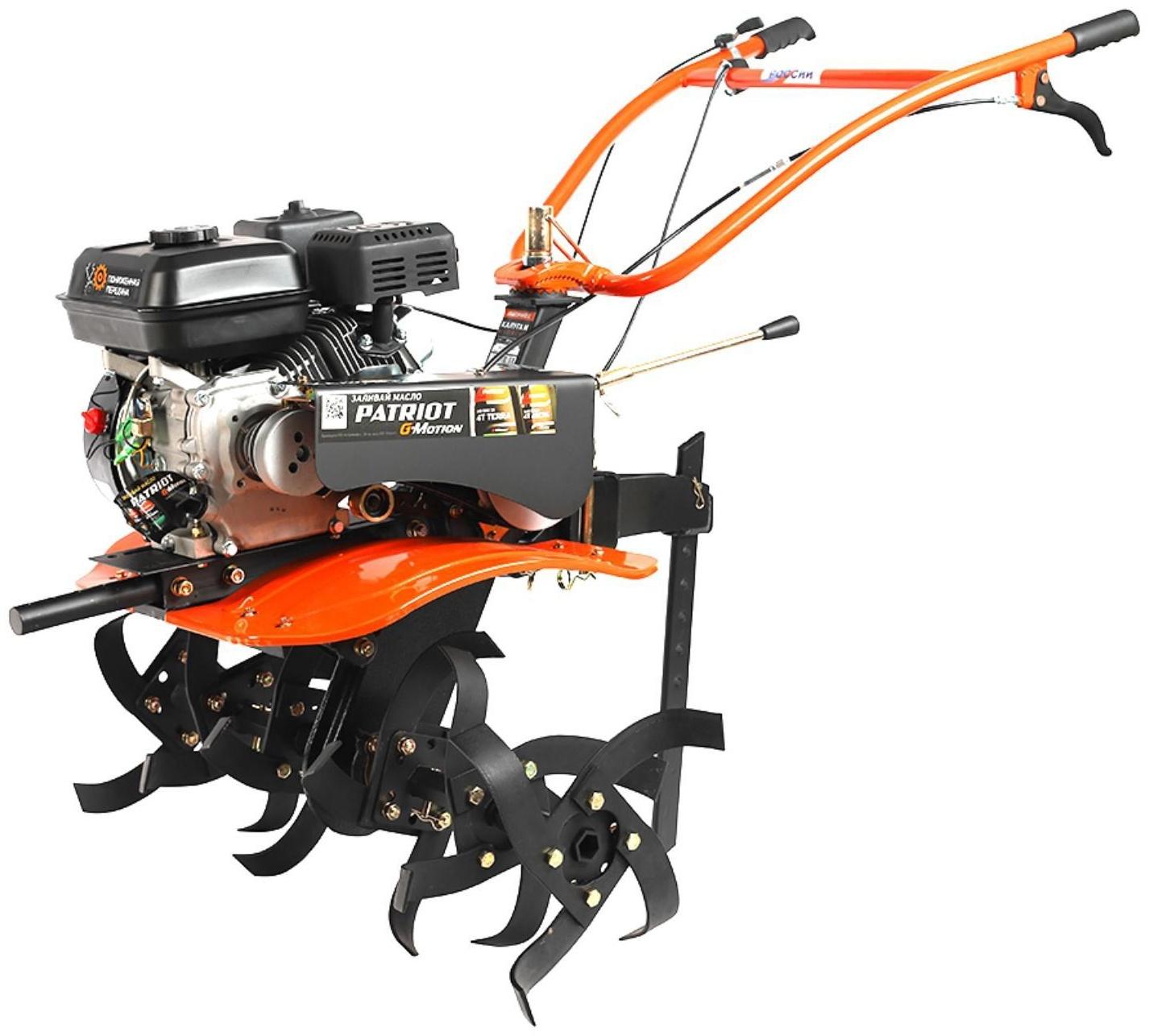 Мотоблок Patriot КАЛУГА М, 7 л.с, 5.15 кВт, 4/2 ск., 90х30 см, пониженная передача, X-Drive