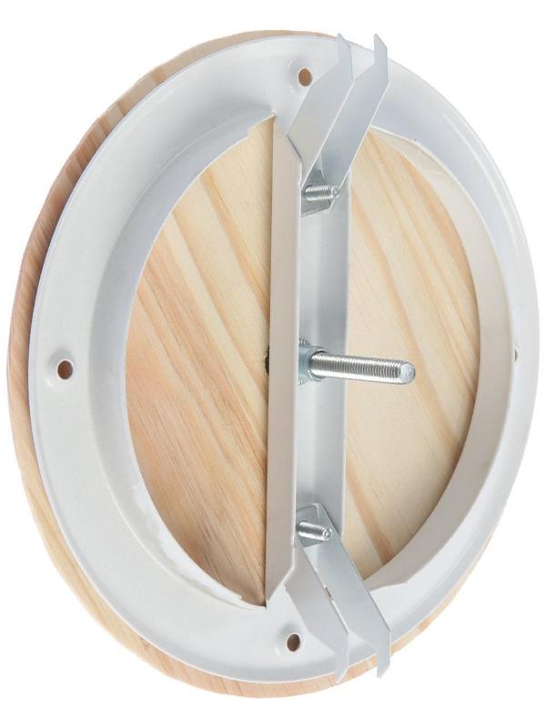 Анемостат ERA 12,5DW Pine MS, d=125 мм, для бани и сауны, с распорными лапками, цвет сосна