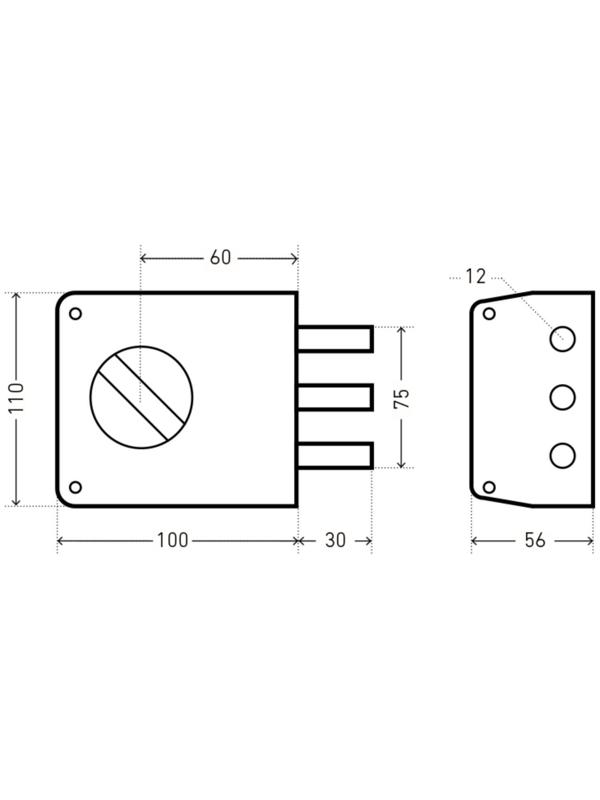 Замок накладной 