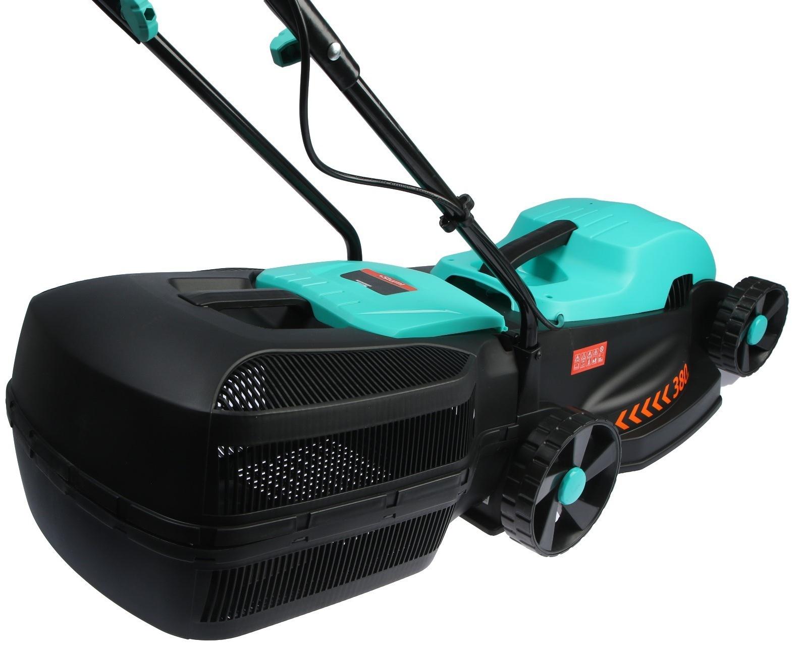 Газонокосилка электрическая Sturm EL1838, 1800 Вт, ширина 38 см, высота кошения 28-68 мм