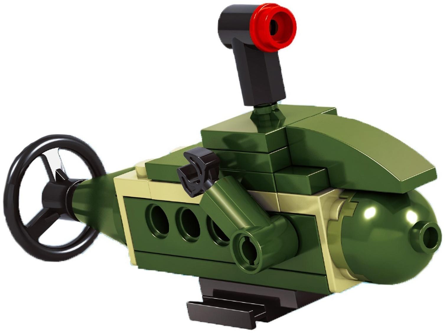 Конструктор Армия «Подводная лодка», 29 деталей, в пакете