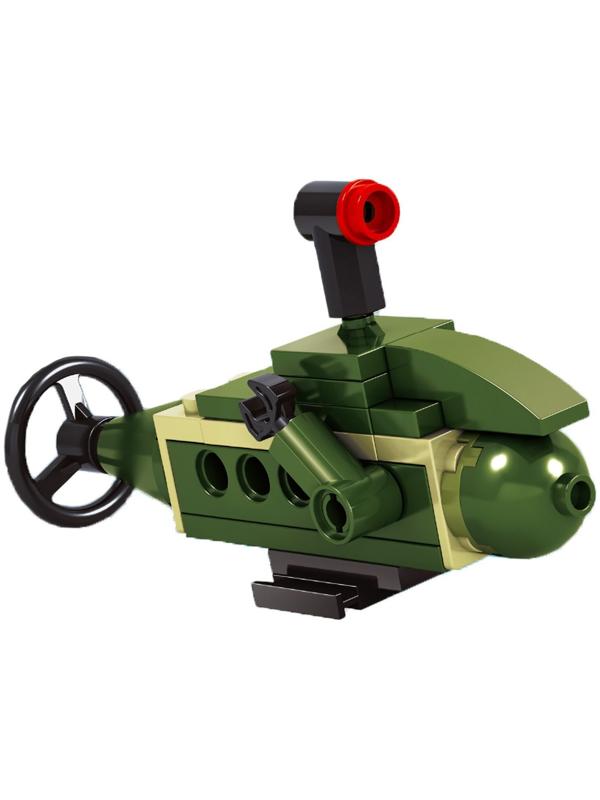Конструктор Армия «Подводная лодка», 29 деталей, в пакете