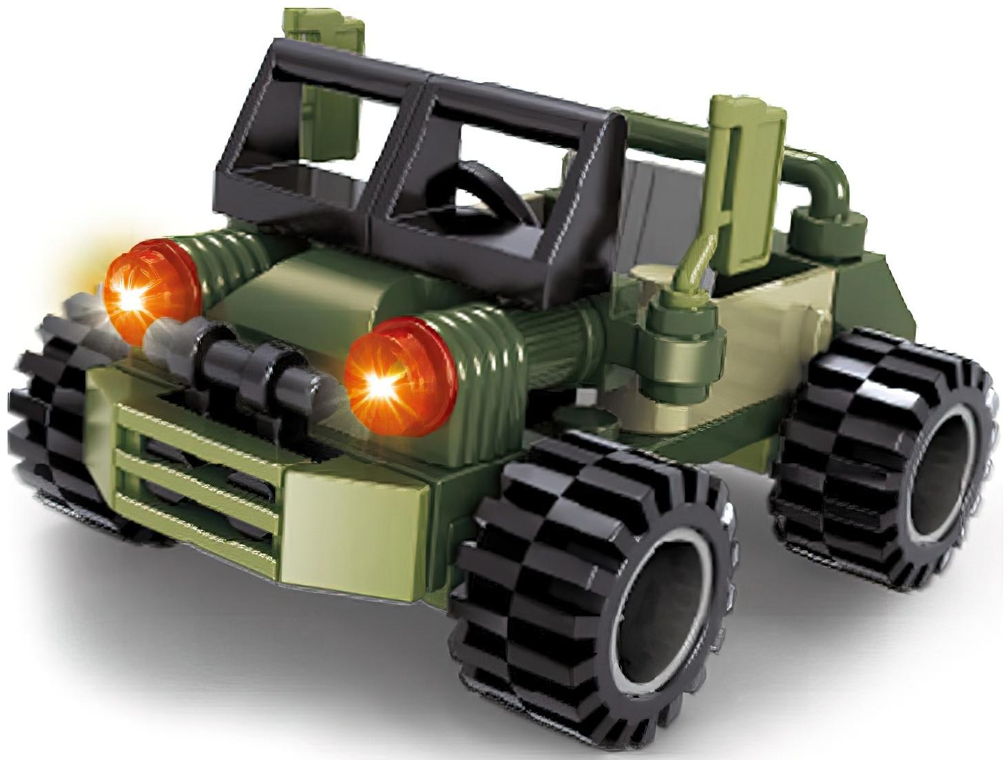 Конструктор Армия «Штурмовой джип», 36 деталей, в пакете