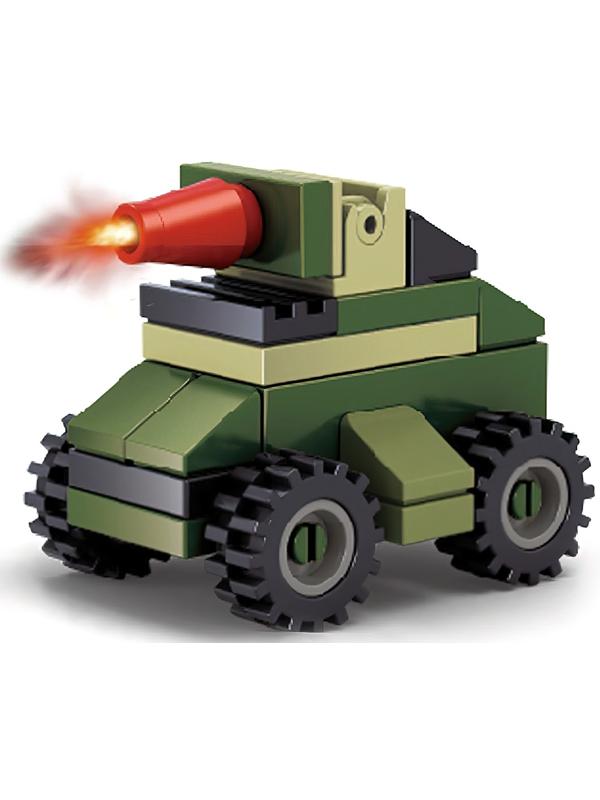 Конструктор Армия «Штурмовой джип», 36 деталей, в пакете