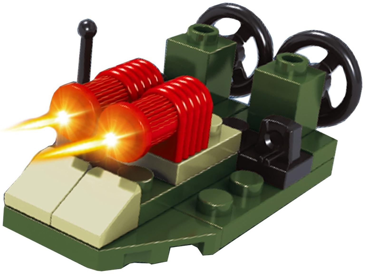 Конструктор Армия «Катер», 18 деталей, в пакете