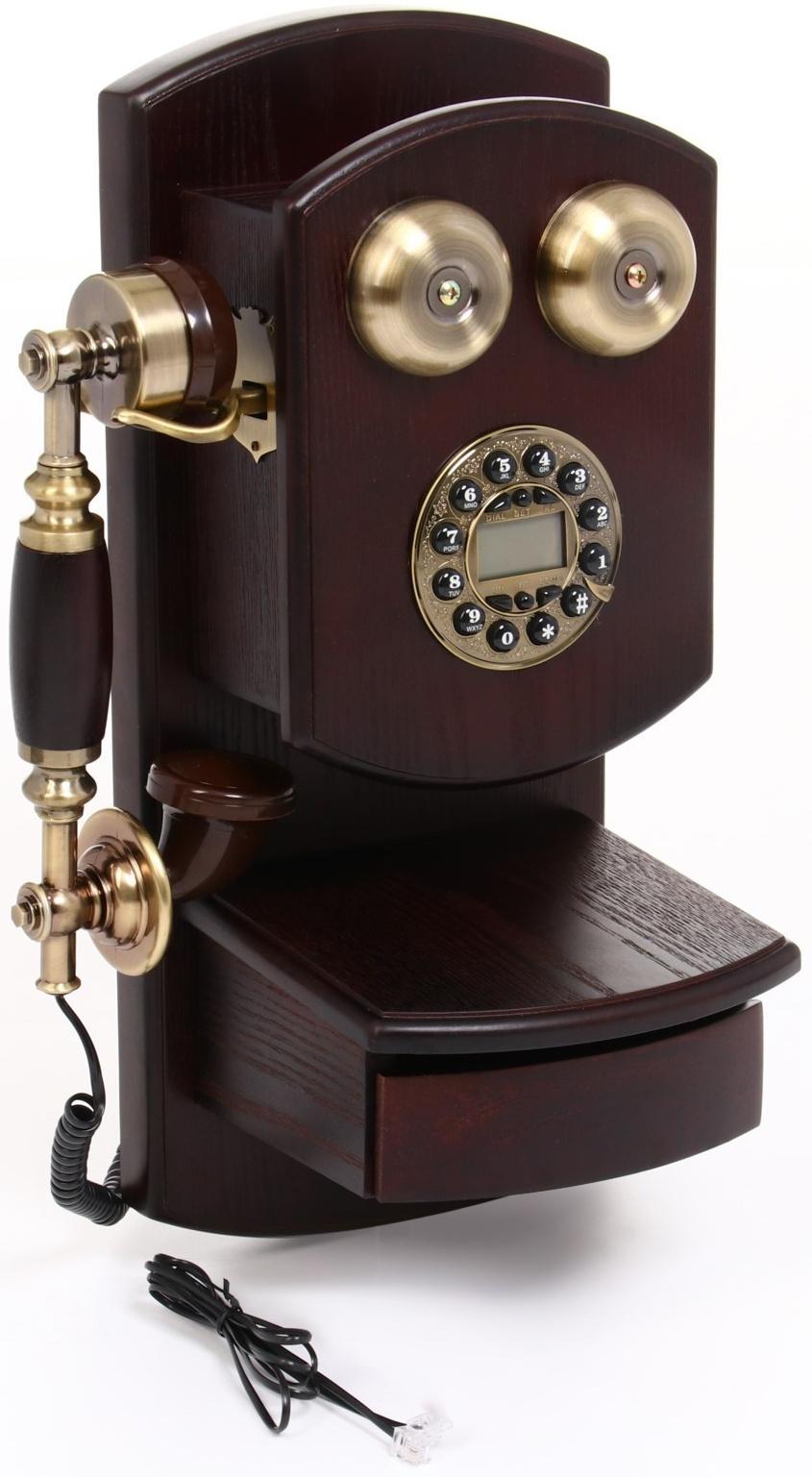 Ретро-телефон настенный, 45 х 19 см