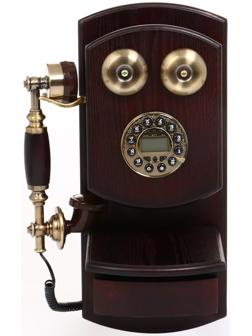 Ретро-телефон настенный, 45 х 19 см