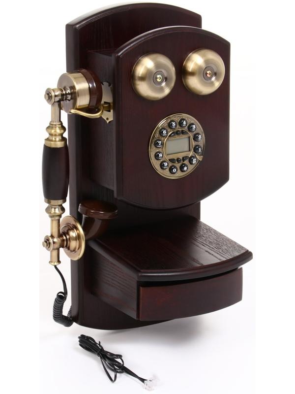 Ретро-телефон настенный, 45 х 19 см
