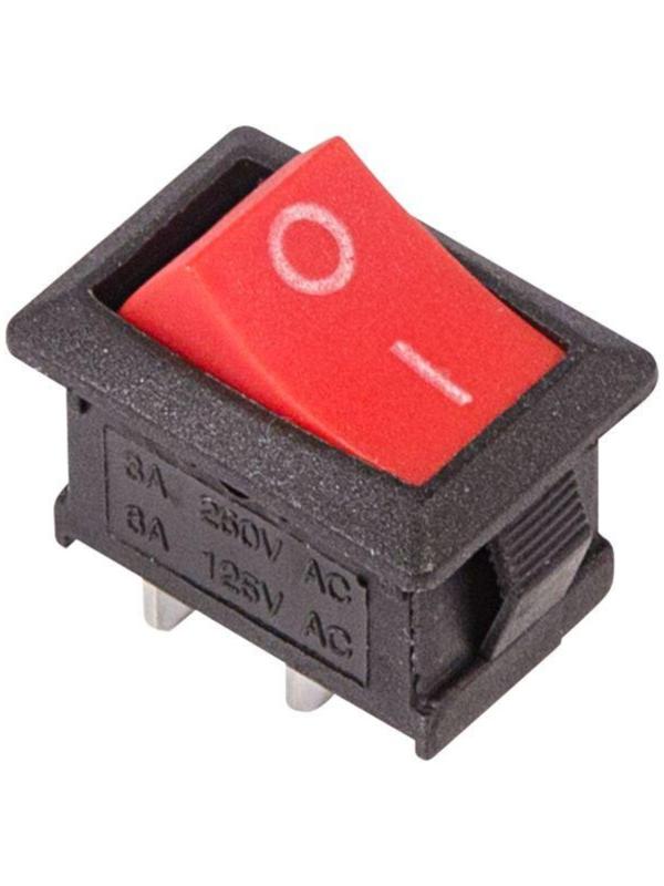 Клавишный выключатель Rexant 36-2111, 250 В, 6 А, ON-OFF, 2с, красный