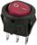 Клавишный выключатель Rexant 36-2511, 250 В, 3 А, ON-OFF, 2с, красный